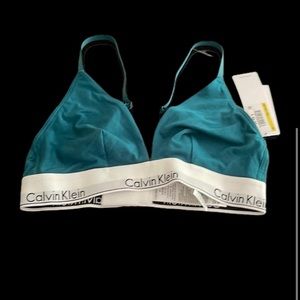 Unlined triangle bralette